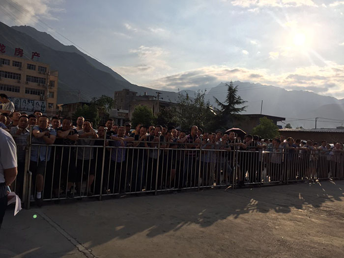 2017年8月份高技工、中技工的考試現(xiàn)場