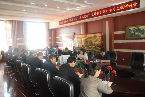 隴運(yùn)集團(tuán)公司召開(kāi)“不忘初心、牢記使命”主題教育集中學(xué)習(xí)交流研討會(huì)